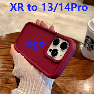 Grande Câmera Para XR A 13 Pro 14Pro Case Como Cases , De Silicone 14 Cover ,