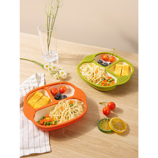 Prato Quadrado de Silicone para Bebês Prato Quadrado para Jantar Tigela de Suplemento Alimentar para Crianças