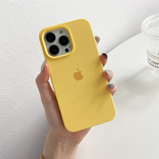 Amarelo Para iphone 17/16/15/13/14/12/11/Pro max/Air/XS XR/7/8/Plus/SE/Mini/Capa De Telefone De silicone Líquido em Oferta na Shopee