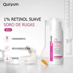 QUIYUM 1 % Retinol Soro De Rugas Suaves Apertar Da Pele Nutrir 30ml