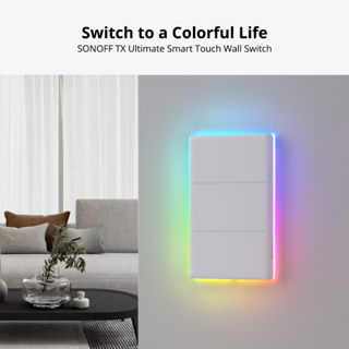 SONOFF T5 120 TX Ultimate WIFI Interruptor Inteligente De Parede Por Toque Controle Remoto Multi-Sensory eWeLink via Alexa Google em Oferta na Shopee