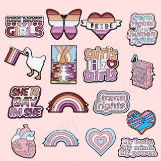 Gils Coloridas Como Meninas Broches De Alfinete De Esmalte Orgulho Homosex Broche De Coração Lapela Crachás Mochila Jóias Presentes Para Amigos em Oferta na Shopee