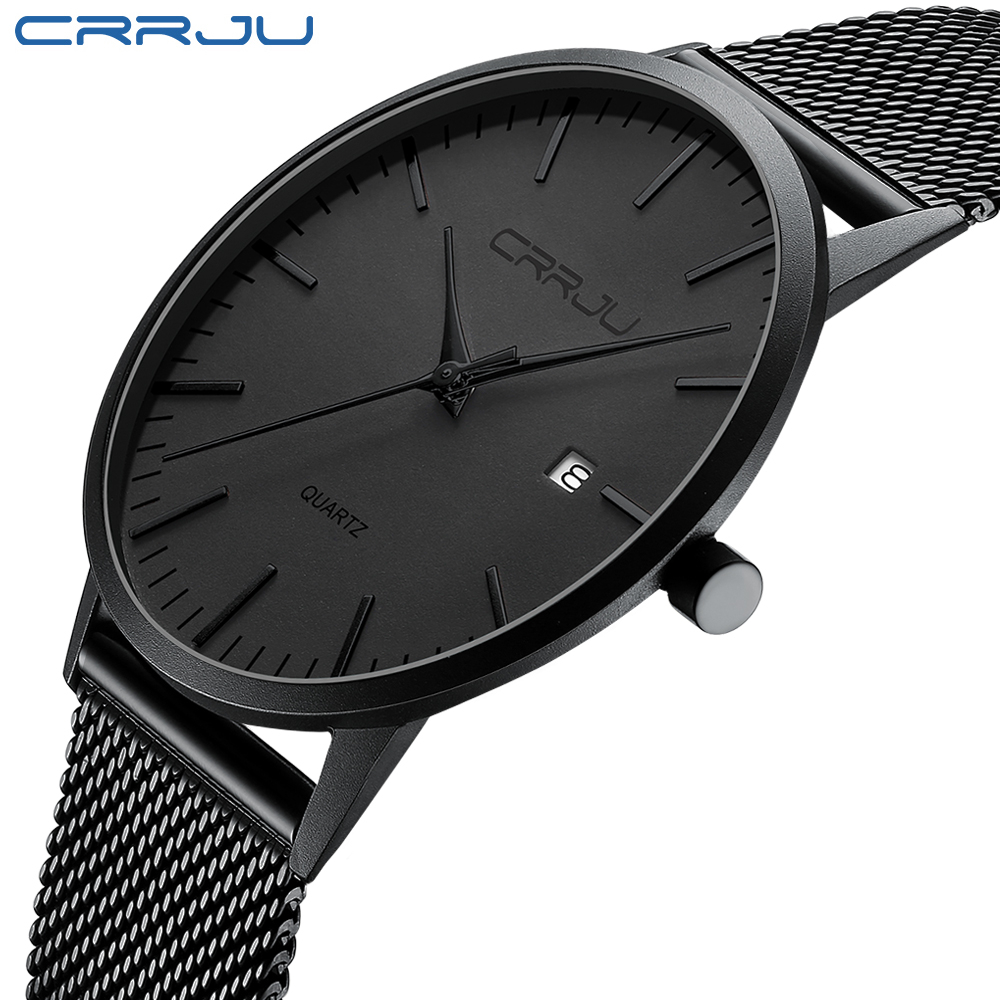 CRRJU Relógio Masculino Casual Moda Simples Tendência Retro Momentos Clássicos Design Esportivo Movimento Quartzo À Prova D'água 2172 X em Oferta na Shopee