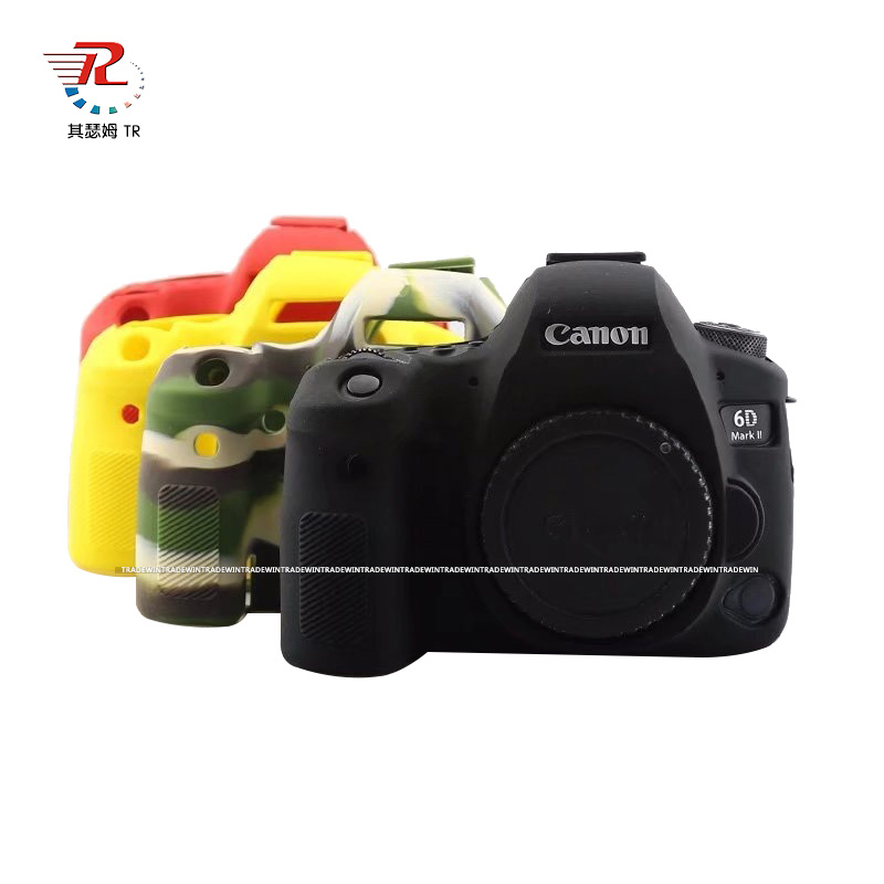 Canon EOS 6D2 6DII 6D Mark II Capa De Corpo De Câmera De Borracha De Silicone Macio Para