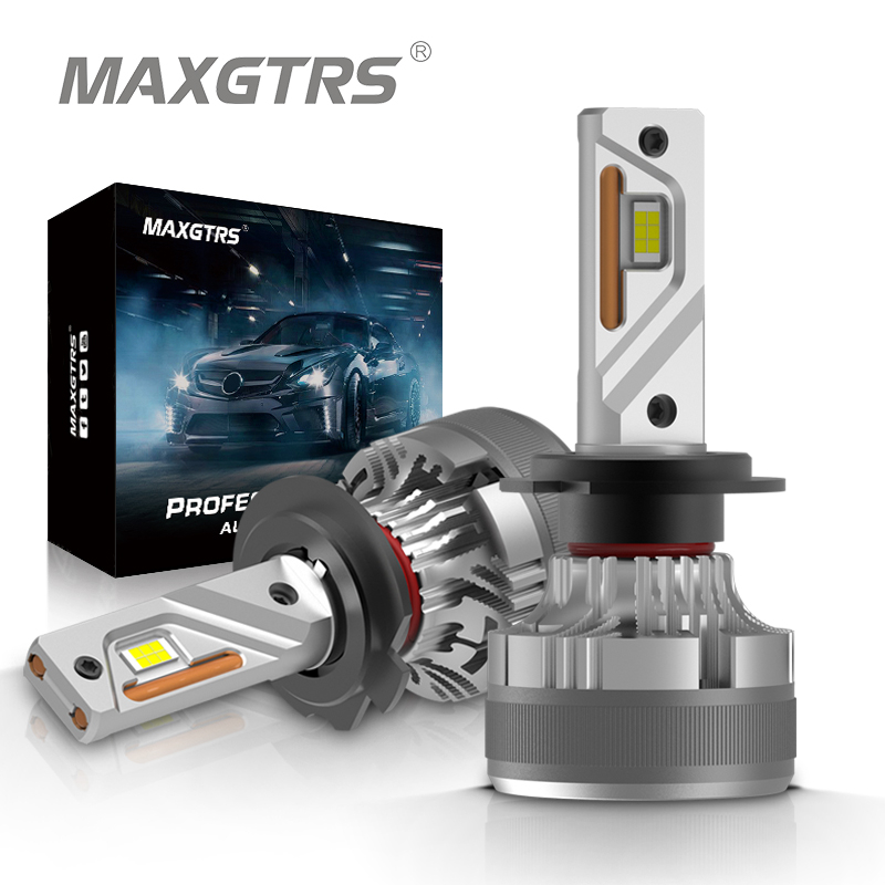 MAXGTRS 2x Alta Potência 55W H1 H7 H4 Hi/Lo H8 H11 9005 Hb3 9006 Hb4 4300K Farol Canbus Led Turbo De Nevoeiro Automático