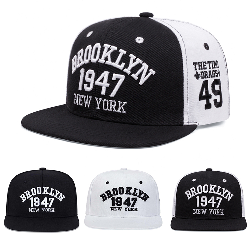 COD BROOKLYN 1947 Boné Bordado vintage cap Para Homem De Alta Qualidade Hip Hop Moda Chapéu Mulher casual Ao Ar Livre Com Viseira Solar
