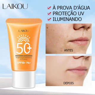 Protetor Solar Clareador Hidratante LAIKOU Proteção Corporal SPF50 + PA +