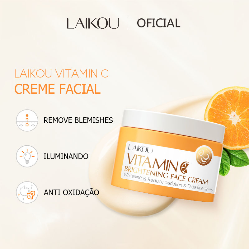 LAIKOU Vitamin C Facial Cream Whitening Reduce Dark Spot 20g
