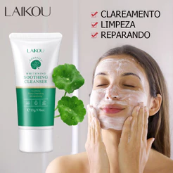 LAIKOU Espuma De Limpeza Facial Suavizante Profunda Poros 50g
