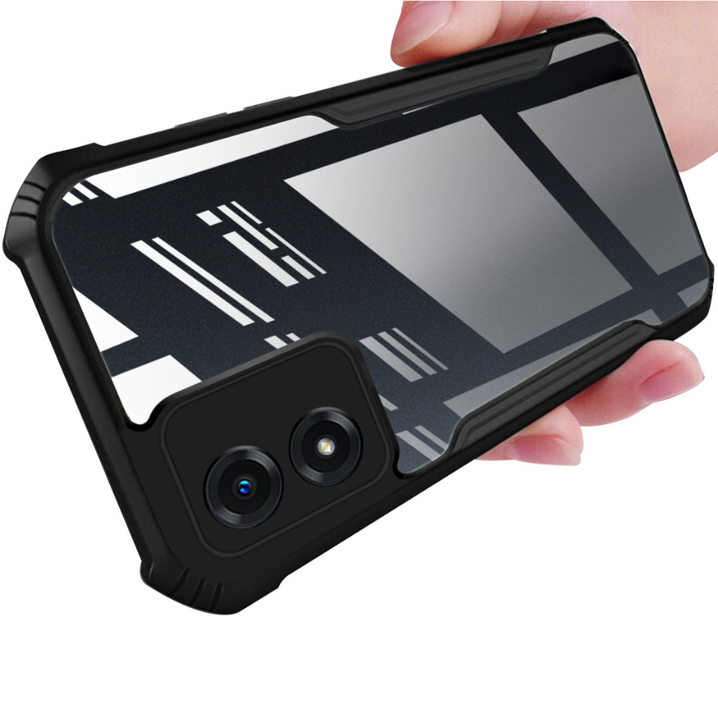 [Estoque Pronto] Carcaça Acrílica Transparente À Prova De Choque Para Motorola Moto Edge E20 40 30 40 Fusion 30 20 Pro 40 Neo capa Protetora Do Pára-Choques Telefone