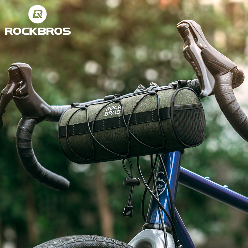 Saco De Bicicleta Rockbros Cilíndrico De 2L Capacidade De Estrada MTB Multifuncional De Transporte Crossbody em Oferta na Shopee