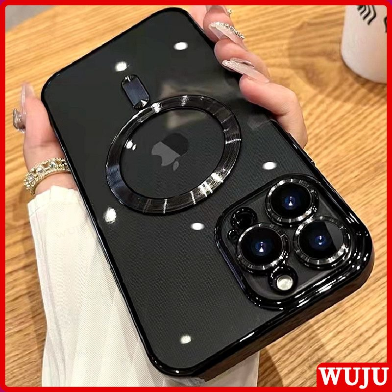 WUJU Wireless Charging Estojo Magnético Case Capa Capinha De Celular Para iPhone 17 16 15 14 13 12 11 Pro Max Plus Air