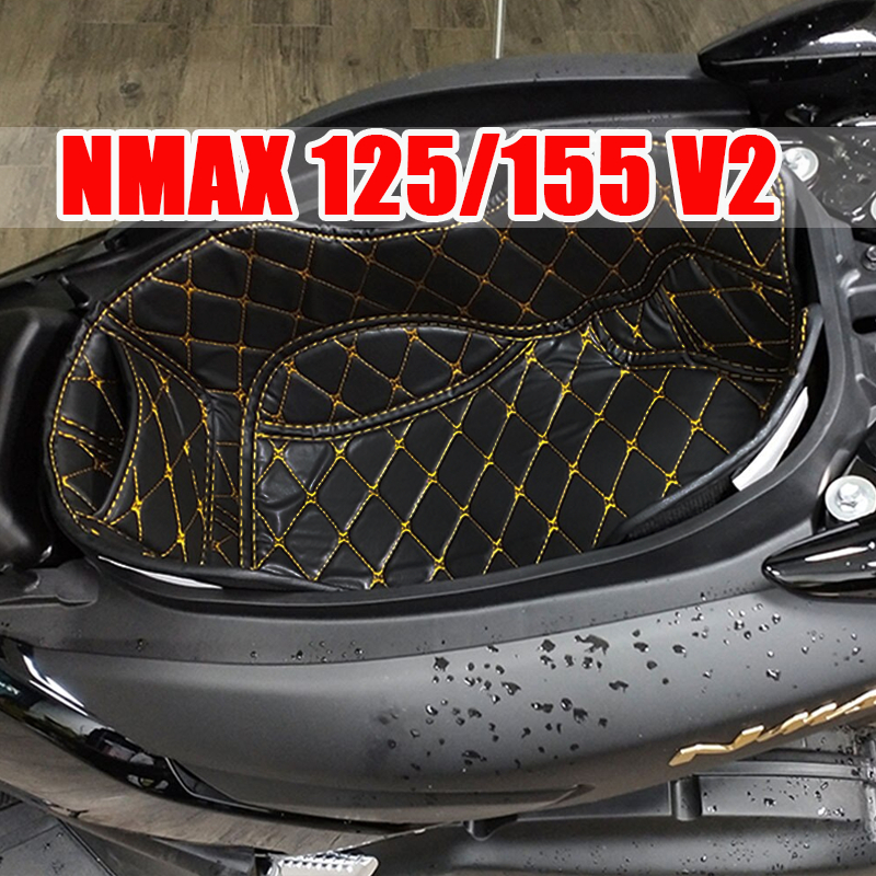NMAX 155 125 V2 SEAT U Caixa Tampa Do Compartimento De Couro