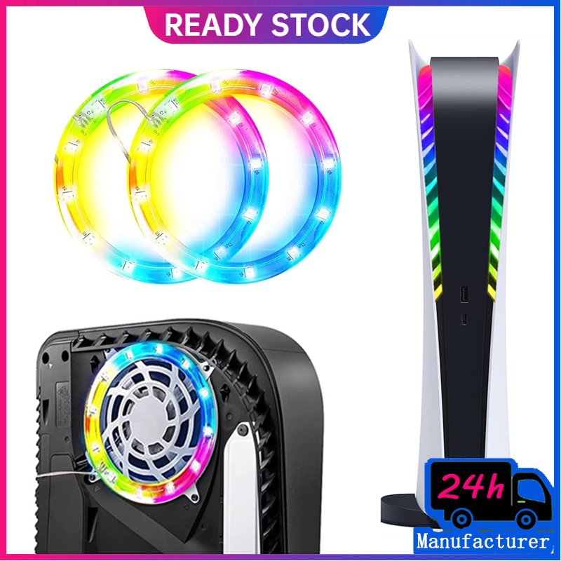 PS5 8 Cores Fita De Luz LED 5050 RGB Luzes Sincronização Música 400 Efeitos Para Console PS5 PS5 Acessórios PS5