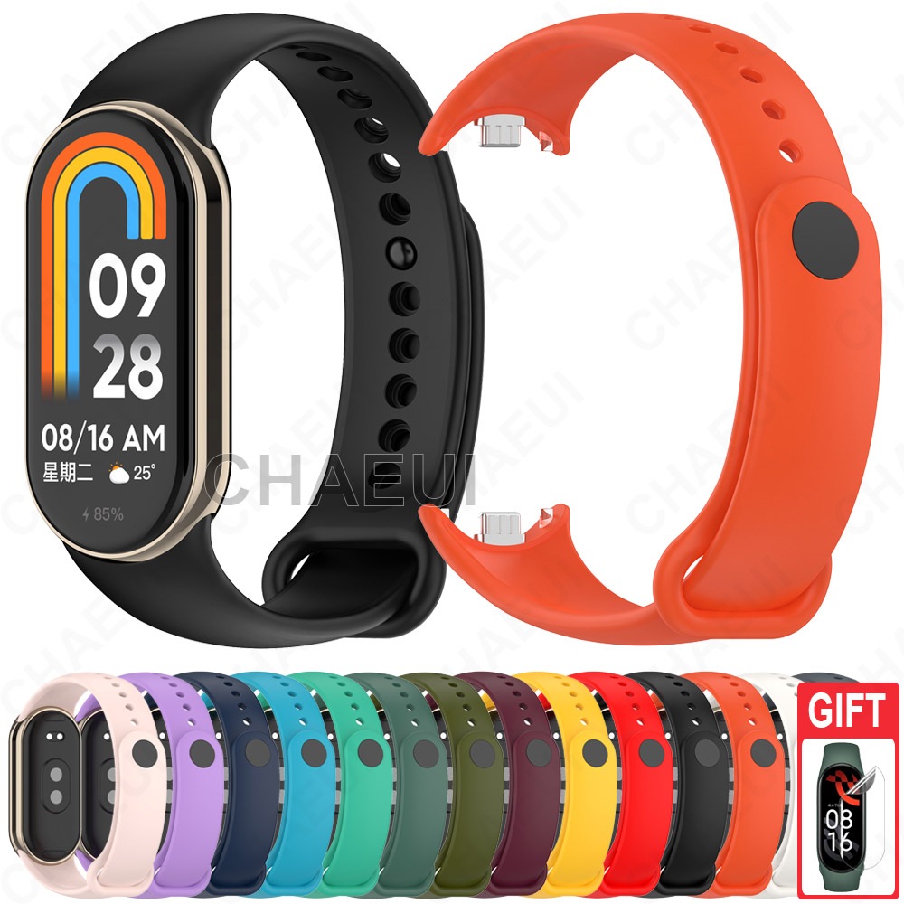 Pulseira De Silicone Acessórios Para Xiaomi Smart Band 10 9 8/Edição Cerâmica