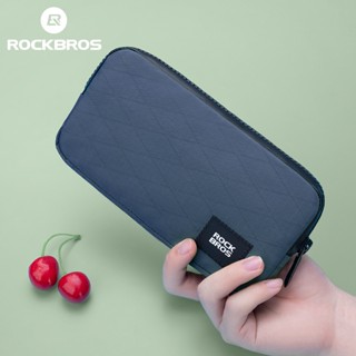 Bolsa De Telefone Rockbros Moedas Fone De Ouvido Com Chave Organizador De Armazenamento Mulher Portátil Homem Bicicleta Acessórios De Ciclismo