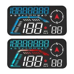 Universal G12 Carro GPS HUD Auto Head Up Display Projector Velocímetro Com Alarme De Segurança De Sobrevelocidade