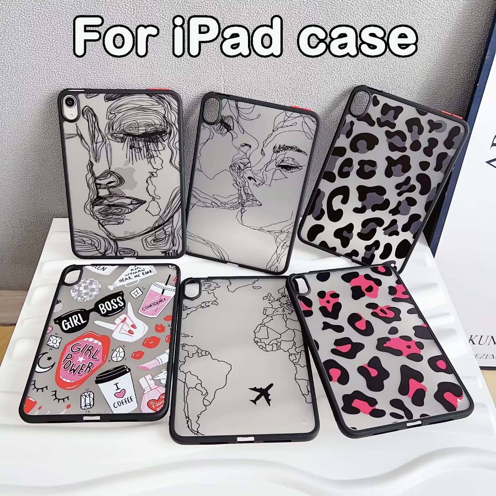 Capa de Alta Qualidade para iPad Mini 1 2 3 4 5 6 7 Air 2 3 4 5 Design Fosco Pro