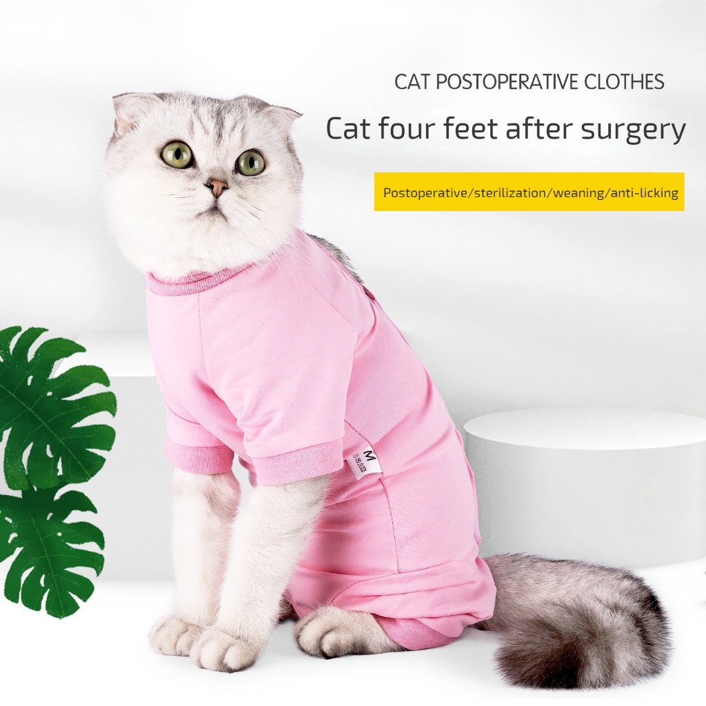 DOTON Roupa Para Gato Neutering Pós-Operação Anti-licking Material Modal Todos Os