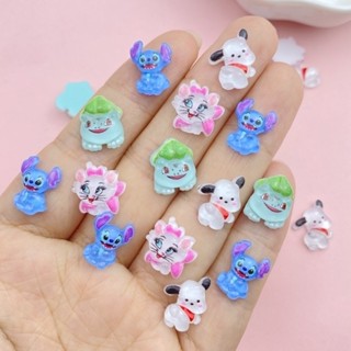 Decorações de Manicure, Resina, Padrão de desenho animado Disney Cat, Tamanho pequeno, Faça-você-mesmo, 30 Peças