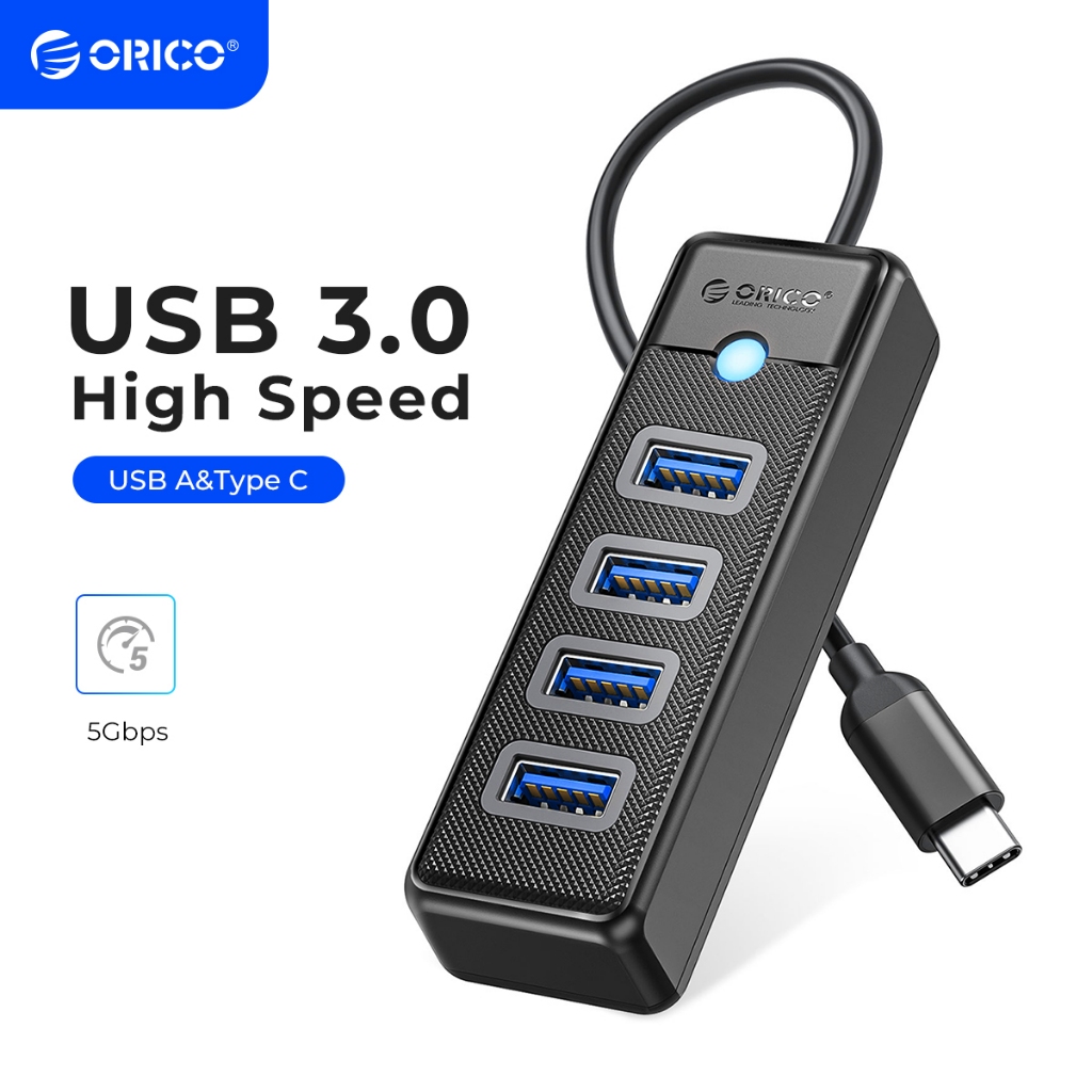 ORICO 4 Portas USB 3.0 Hub Dados Portáteis [Cargador Não Suportado] Para MacBook Mac Pro mini iMac Superface XPS PC Flash Drive Móvel HDD (PW4U)