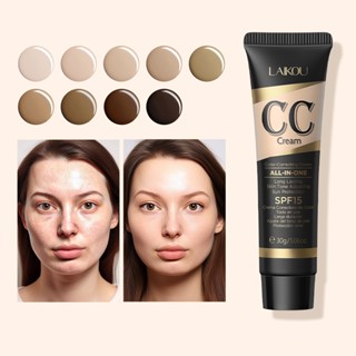 LAIKOU Color-Correcting CC Cream Skin Tone Ajuste Da Proteção Solar De Longa Duração 30g