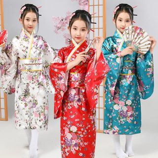 Vestido Feminino Quimono Japonês Robe E Almofada Traseira , Cinto sakura Traje Tradicional cos De Desempenho em Oferta na Shopee
