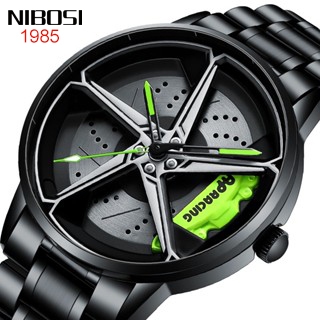 Relógio de Luxo Nibosi Relógio de Luxo para Homens Relógio de Rodas Genuíno Tridimensional Oco 488 Calipers Forjados - Watches