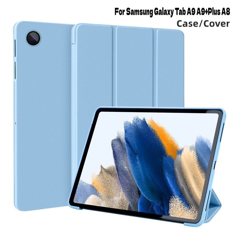 Capa Para Samsung Galaxy Tab A9+5G 11" SM-X210 X216B A9 8.7 SM-X110 A8 10.5" SM-X200 Tablet Shell Flip Stand Smart Cover