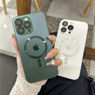 Matte AG Carregamento Sem Fio Caixa Magnética Para Telefone Compatível Com iPhone 11 12 13 14 Pro À Prova De Choque Max