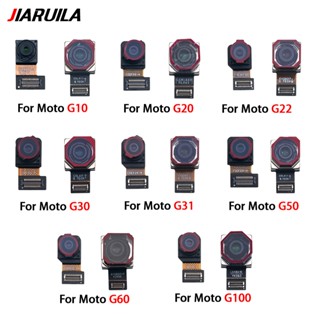 JIARUILA Câmera Dianteira Original Com Módulo De Traseira Substituição De Cabo Flexível Para Motorola Moto G10 G20 G22 G30 G31 G50 G60 G100