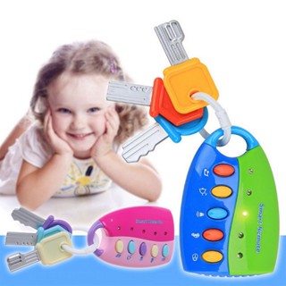 Chave De Controle Remoto Para Bebês Carro Musical Brinquedo Chanin Light Play Education Keychain