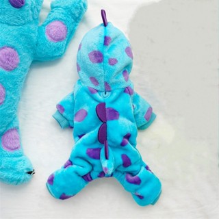 Um Dinossauro De Quatro Patas Em Forma De Uma Peça De Roupa Quente Adequado Para Cães E Gatos
