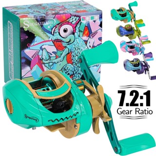 Carretilha de pesca Sougayilang 12 + 1 Ball Bearings 6.3: 1 Gear Ratio Max Drag 10kg