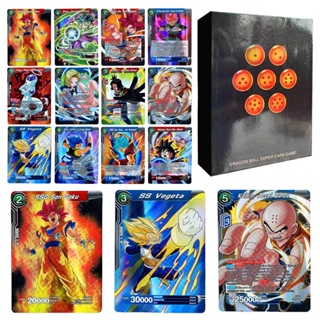 50Pcs/Pack Dragon Ball Flash Cartões Brilhantes Anime Son Goku Frieza Super Saiyan Vegeta TCG De Coleção Raros Kids Gift em Oferta na Shopee