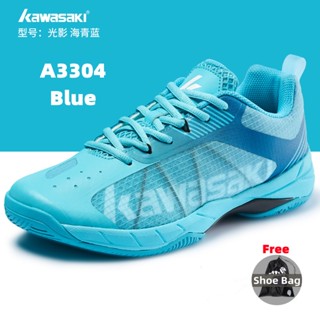 Sapatos Kawasaki K1B20-A3304 Badminton Profissionais Esportivos Antiderrapantes Respiráveis Para Homens Tênis Feminino