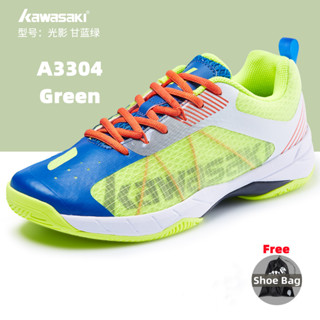 Sapatos Kawasaki K1B20-A3304 Badminton Profissionais Esportivos Antiderrapantes Respiráveis Para Homens Tênis Feminino