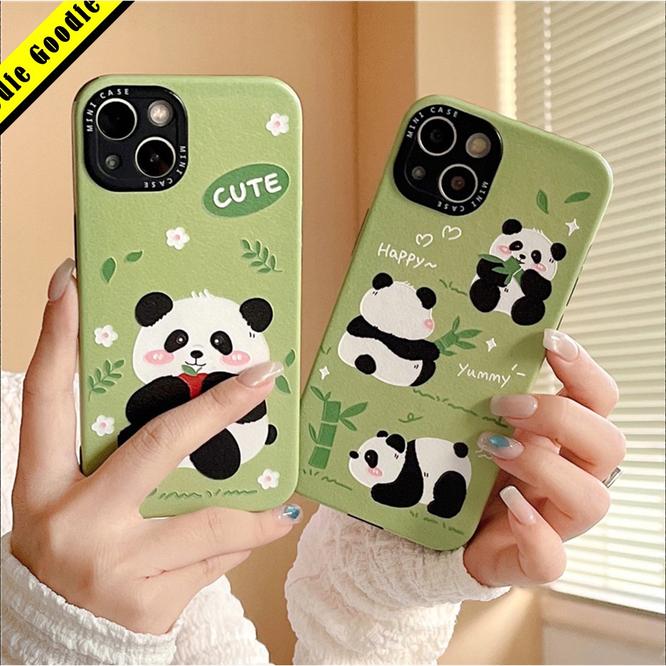 Capa para telefone Apple Phone Case Apple Phone Case Silicone Cor Sólida Bambu Bambu Apple Panda Adequado para iPhone14 Niche 12ProMax Phone Case Apple 13 Novo Estilo 11 Fêmea Resistente a Choques