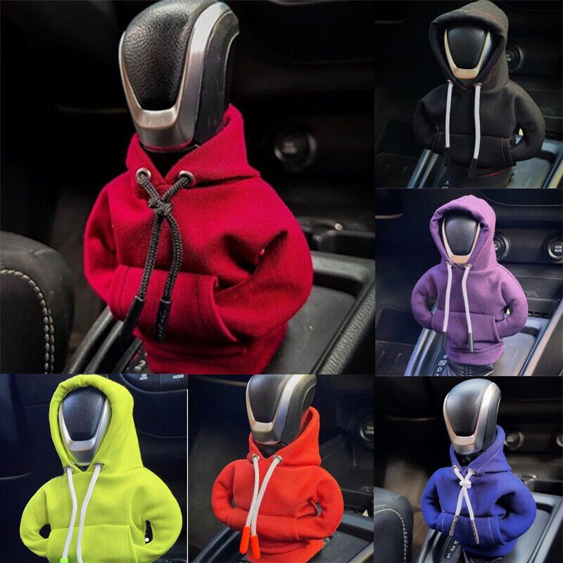 KNOB Hoodie Capa Da Engrenagem Do Carro Decoração Manípulo Adapta-Se À Alavanca De Deslocamento Automático Universal Interior