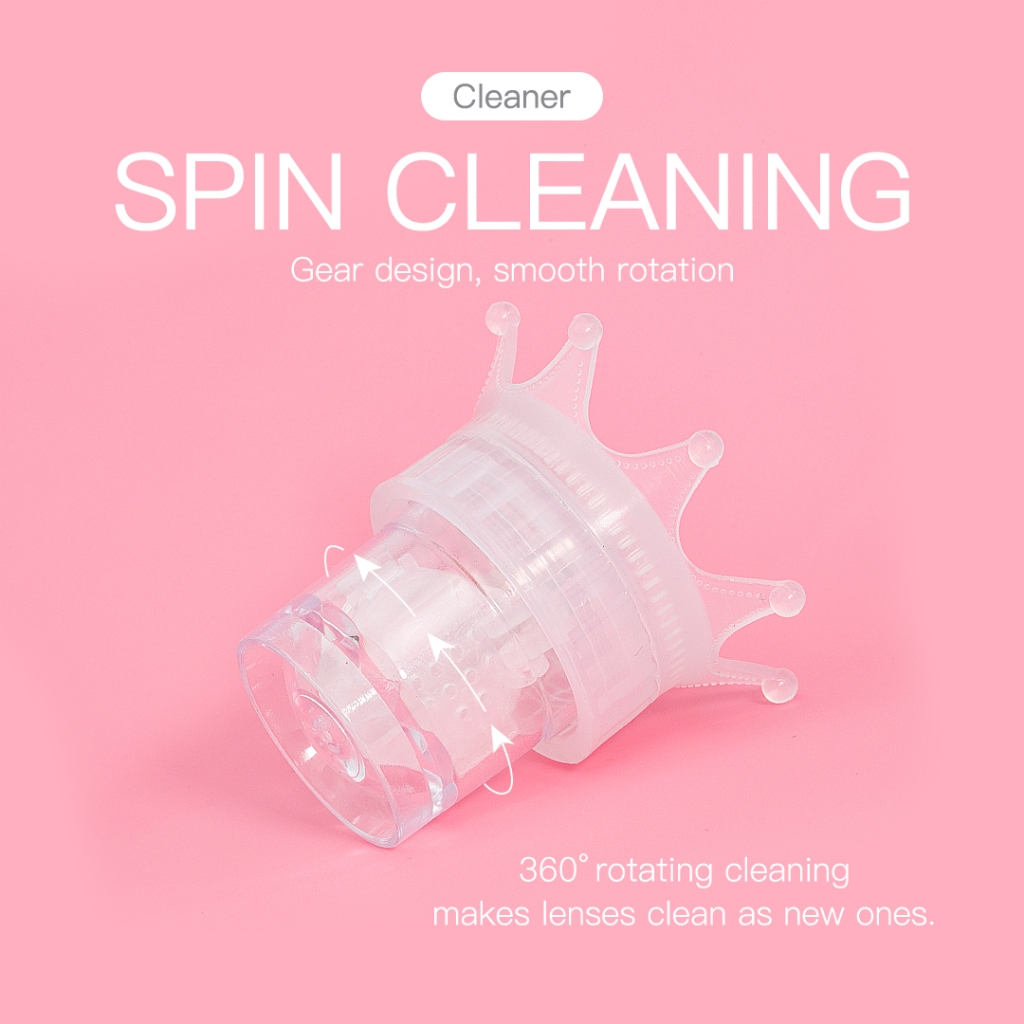 1 Limpador De Lentes De Contato Manter Limpa Fácil De Transportar Limpar