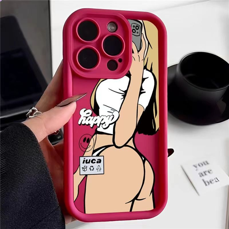 Para Vivo V29 5G V27 5G V27E V23 5G V23Pro V21 5G V25Pro T1 5G Y36 Y27 5G Y16 4G Y77 5G Premium Senso Personalidade Nicho Céu Olho Escada Loira Gravata Quente Anti-Queda Capa De Celular
