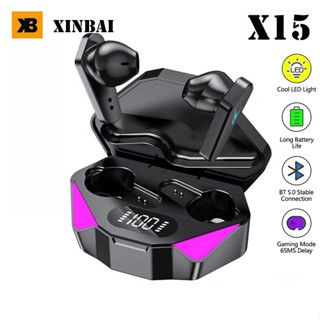 X15 TWS Xiaomi Fone De Ouvido Bluetooth Gamer Com Microfone Estéreo Sem Fio HiFi