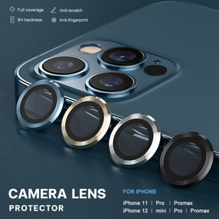 Película Protetora Da Lente Do Telefone Celular Para Apple Iphone 11 12 13 14 15 Pro Max Plus 12 Mini Proteção Câmera De Safira Metálica Temperada