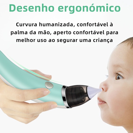 Aspirador Nasal Recém Nascido Limpador Higienico Elétrico