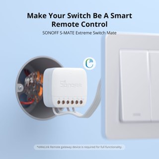 SONOFF S-MATE2 Interruptor Extremo Mate De Controle Local Suporte De Mecânico MINI Remoto ...