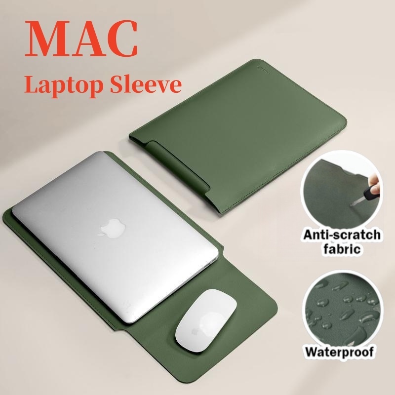 PU leather laptop bag for Macbook Air Pro 13 14 15 16 inch A2337 A2442 A1466 A2338 A2681 A2141