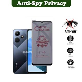 infinix Hot 30i 30 Play 30 20 Anti-Espionagem Privacidade Vidro Temperado Matte Protetor De Tela Cerâmica