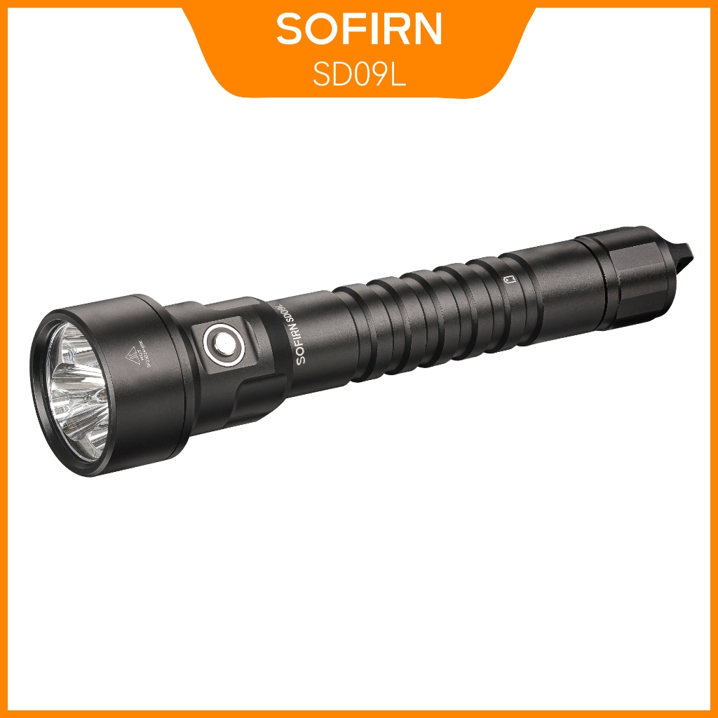 Sofirn SD09L 6800 Lumens Luz Submersível Super Brilhante LED Com Potência Recarregável , Tocha IPX8 À Prova D'água Para Mergulhos Noturnos Em Cavernas