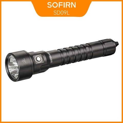 Sofirn SD09L 6800 Lumens Luz Submersível Super Brilhante LED Com Potência Recarregável , Tocha IPX8 À Prova D'água Para Mergulhos Noturnos Em Cavernas