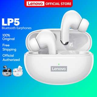 Lenovo Fone De Ouvido Sem Fio Bluetooth 5.0 Com Controle De Cancelamento De Ruído TWS LP5 True